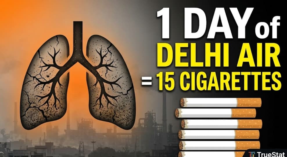 Breathing Smoke: The Hidden 'Cigarette Equivalent' of Winter Smog in 4 Global Megacities thumbnail